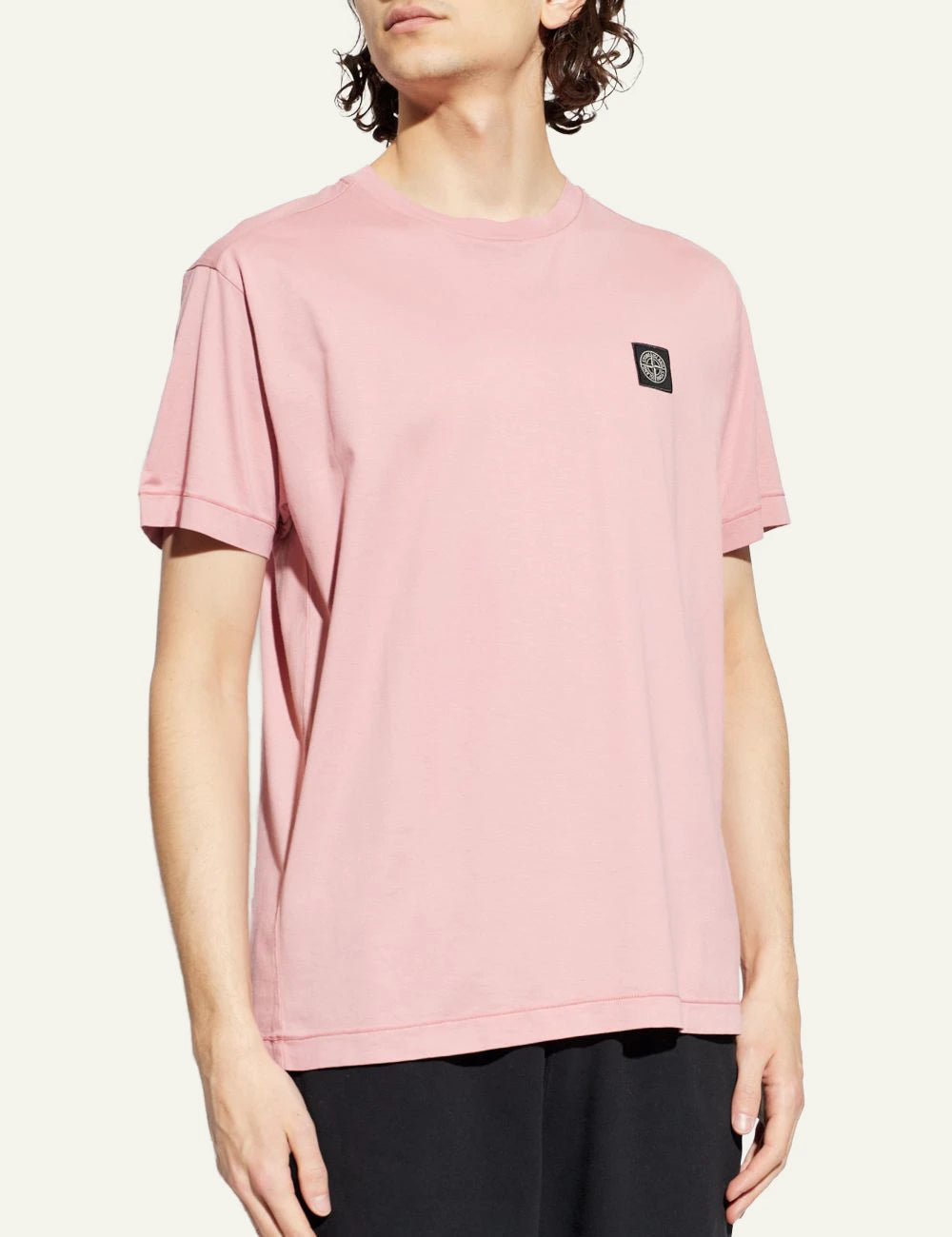 Stone Island t-shirt pink packshot side
