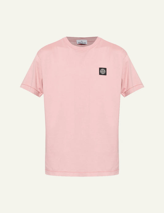Stone Island t-shirt pink packshot front