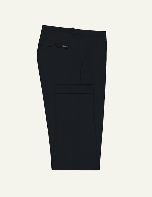 Tailored Cargo Pants Navy Side