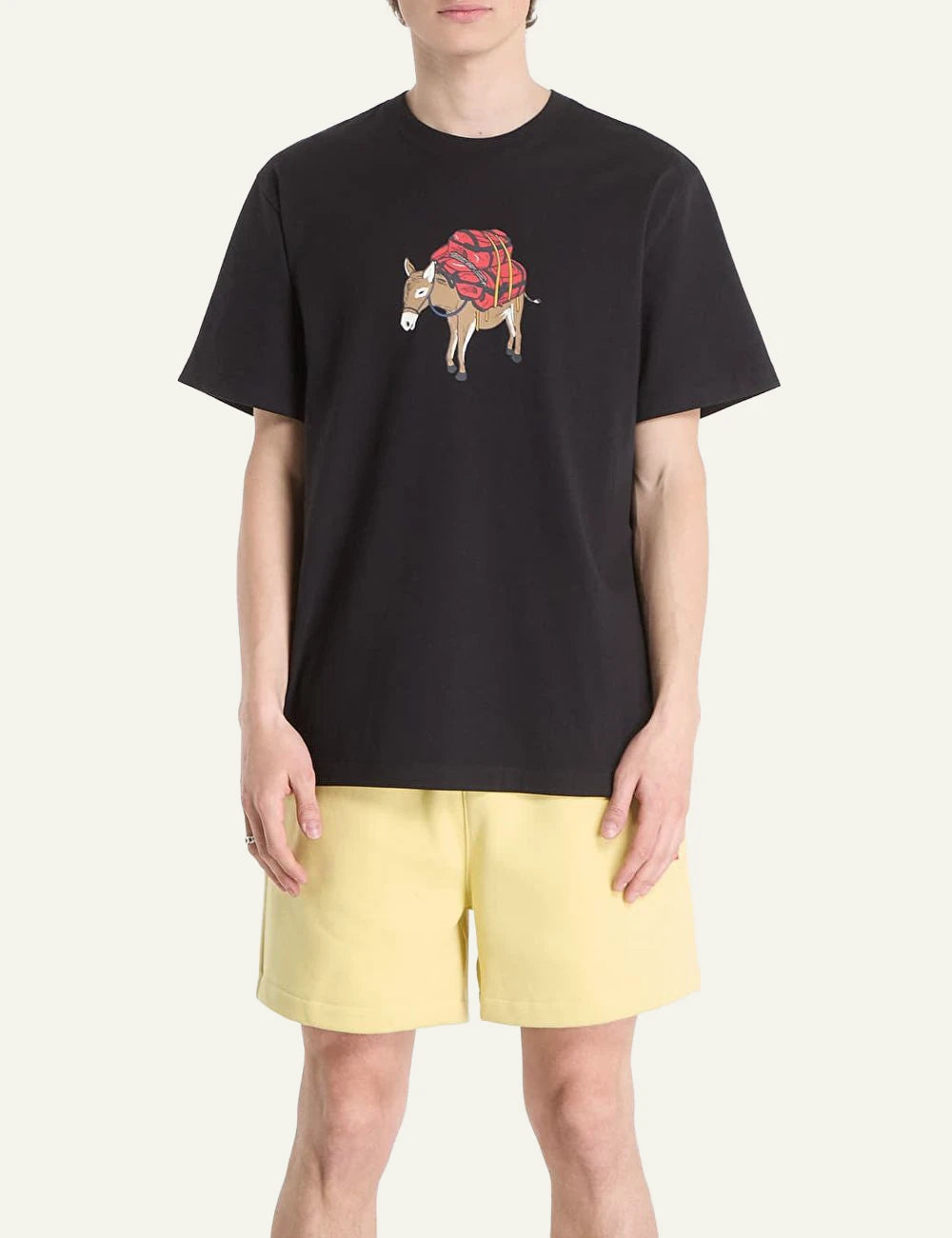 The North Face donkey taxi black t-shirt front