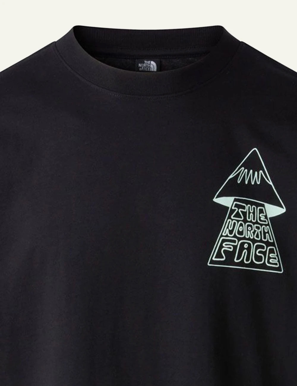 The North Face mountain play black t-shirt front detail