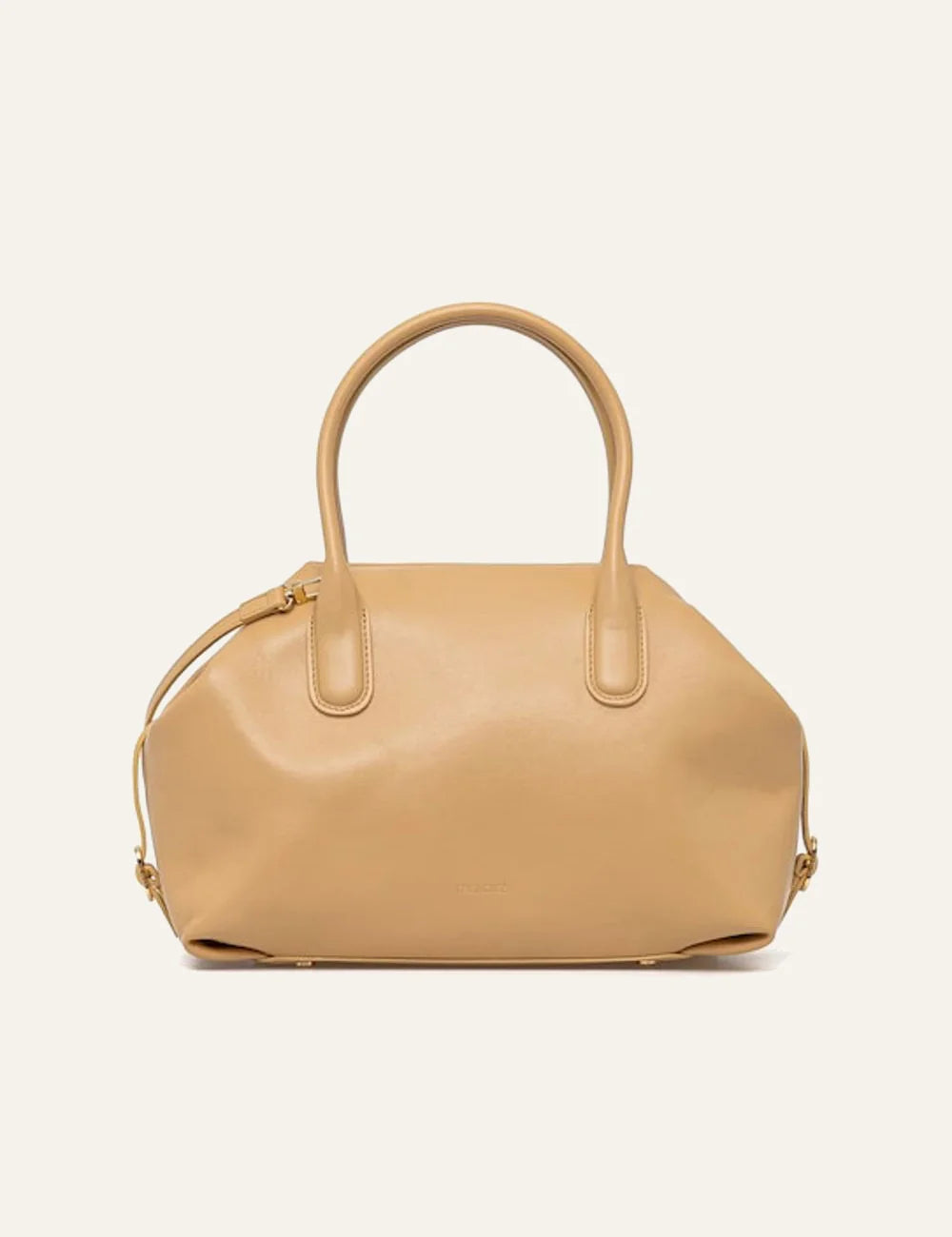 Themoire tallia bag beige front view