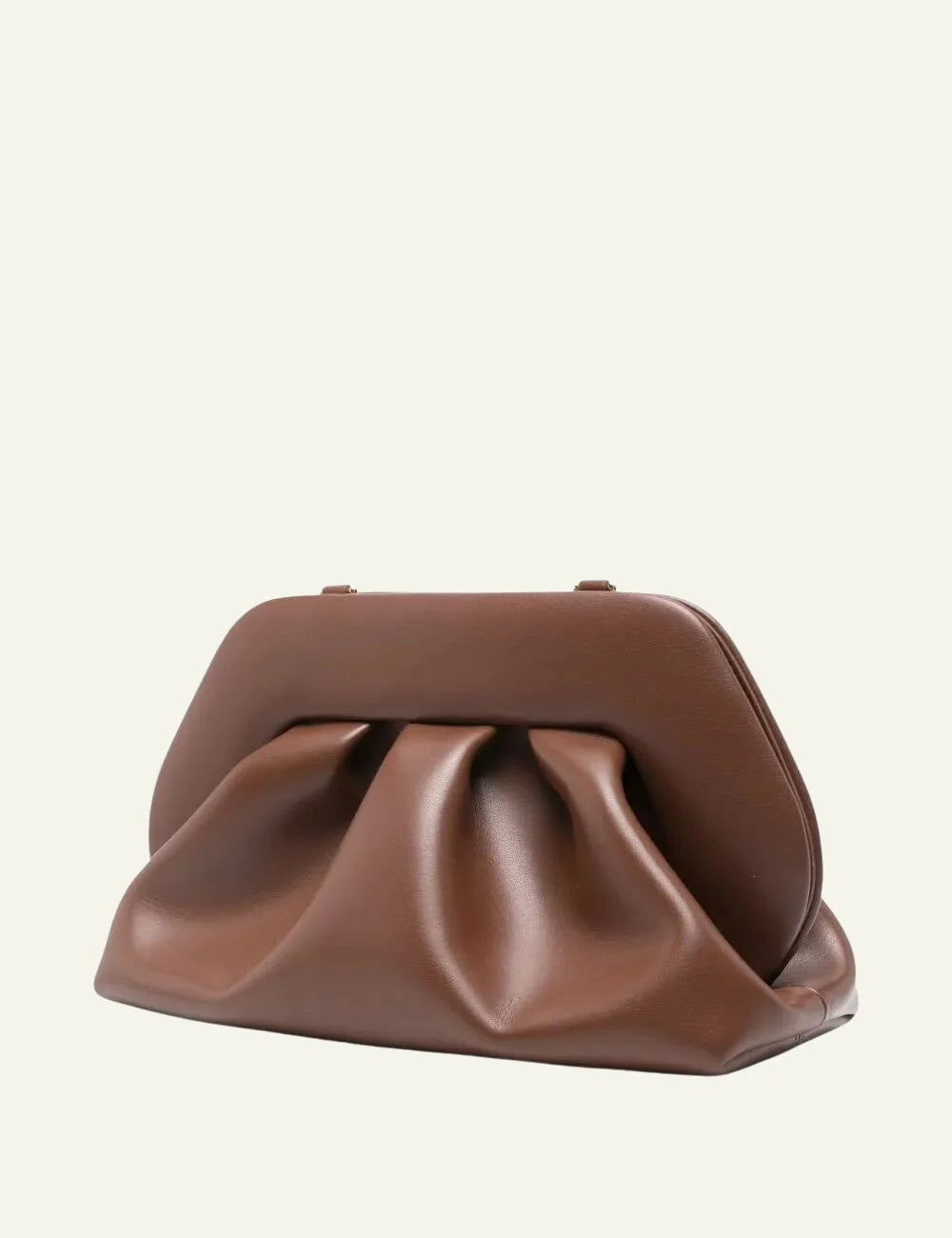 THEMOIRè Bios Medium Friar Brown blue vegan bag side view