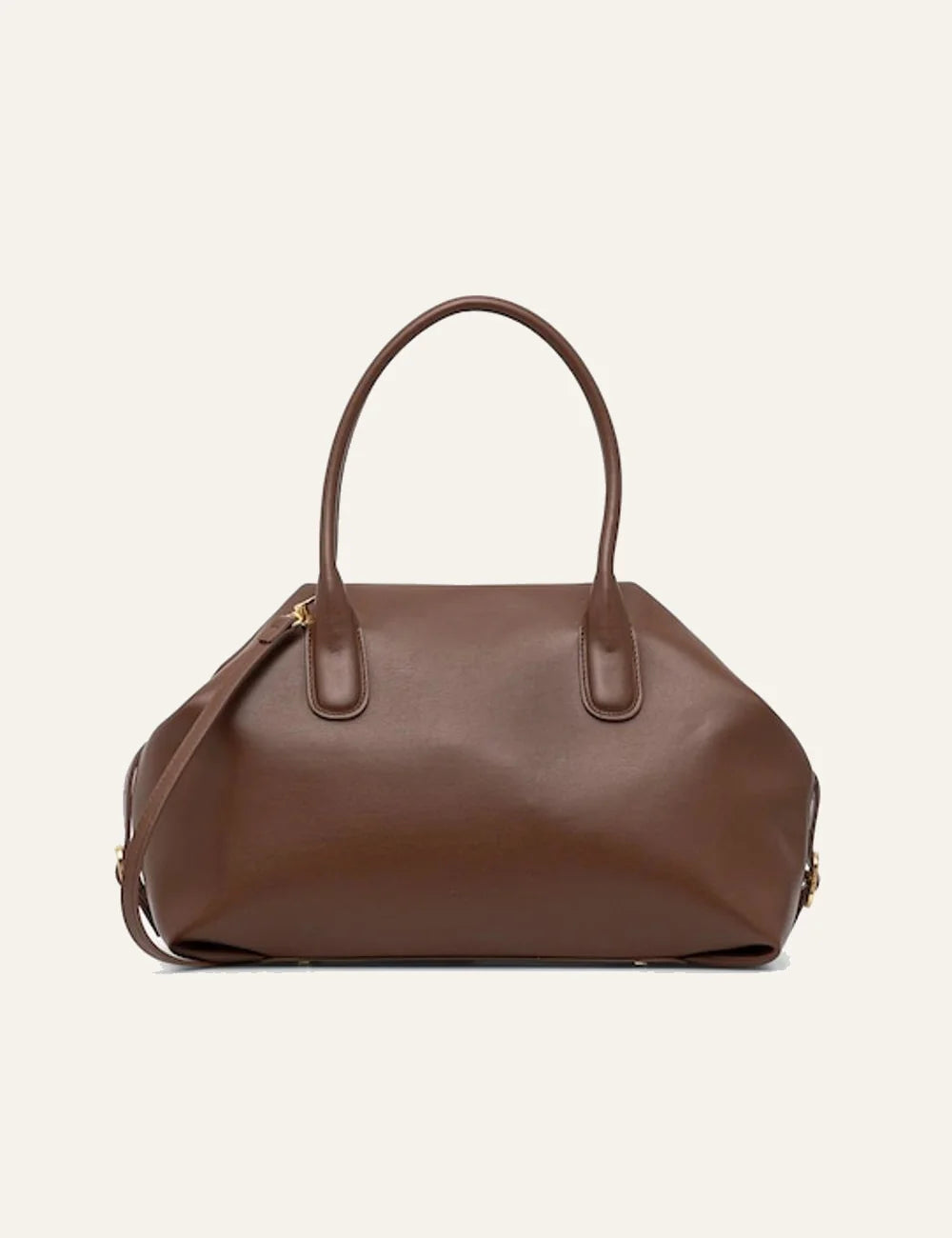 Themoire tallia bag brown front view