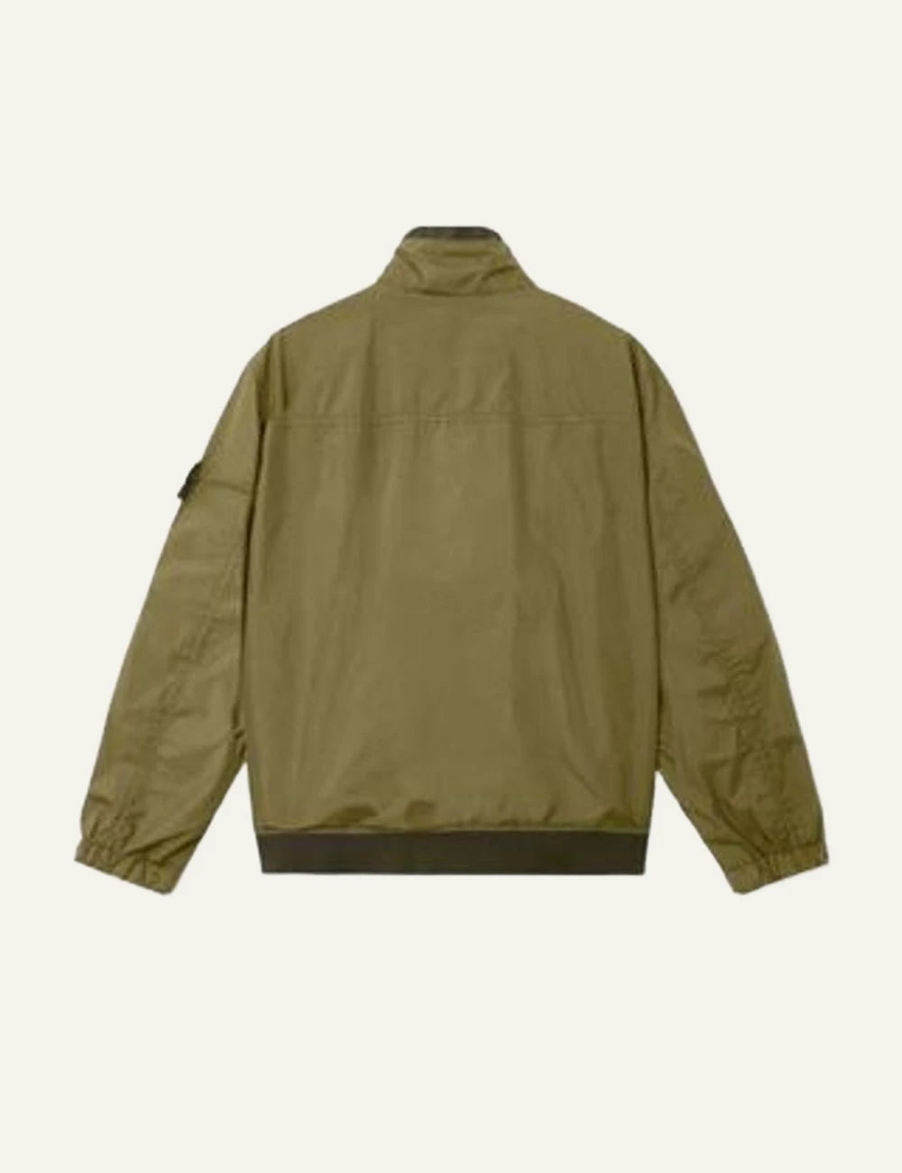 Stone Island jacket green back look