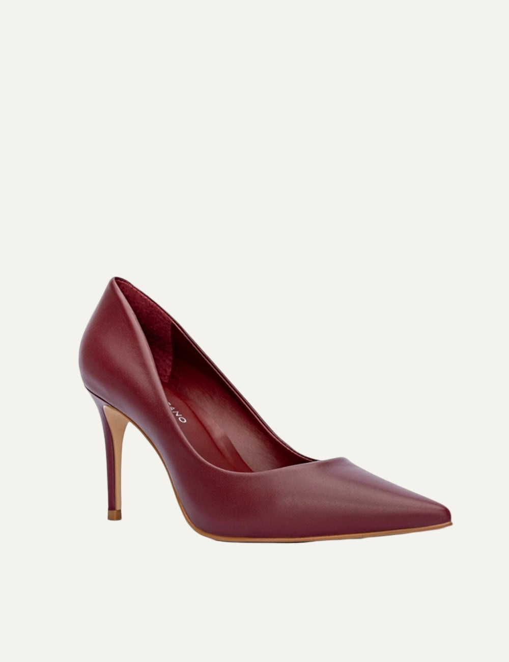CARRANO MAHOGANY CLASSIC LEATHER HEELS