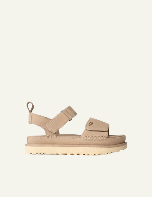 UGG Goldenstar suede sandal Sand side view
