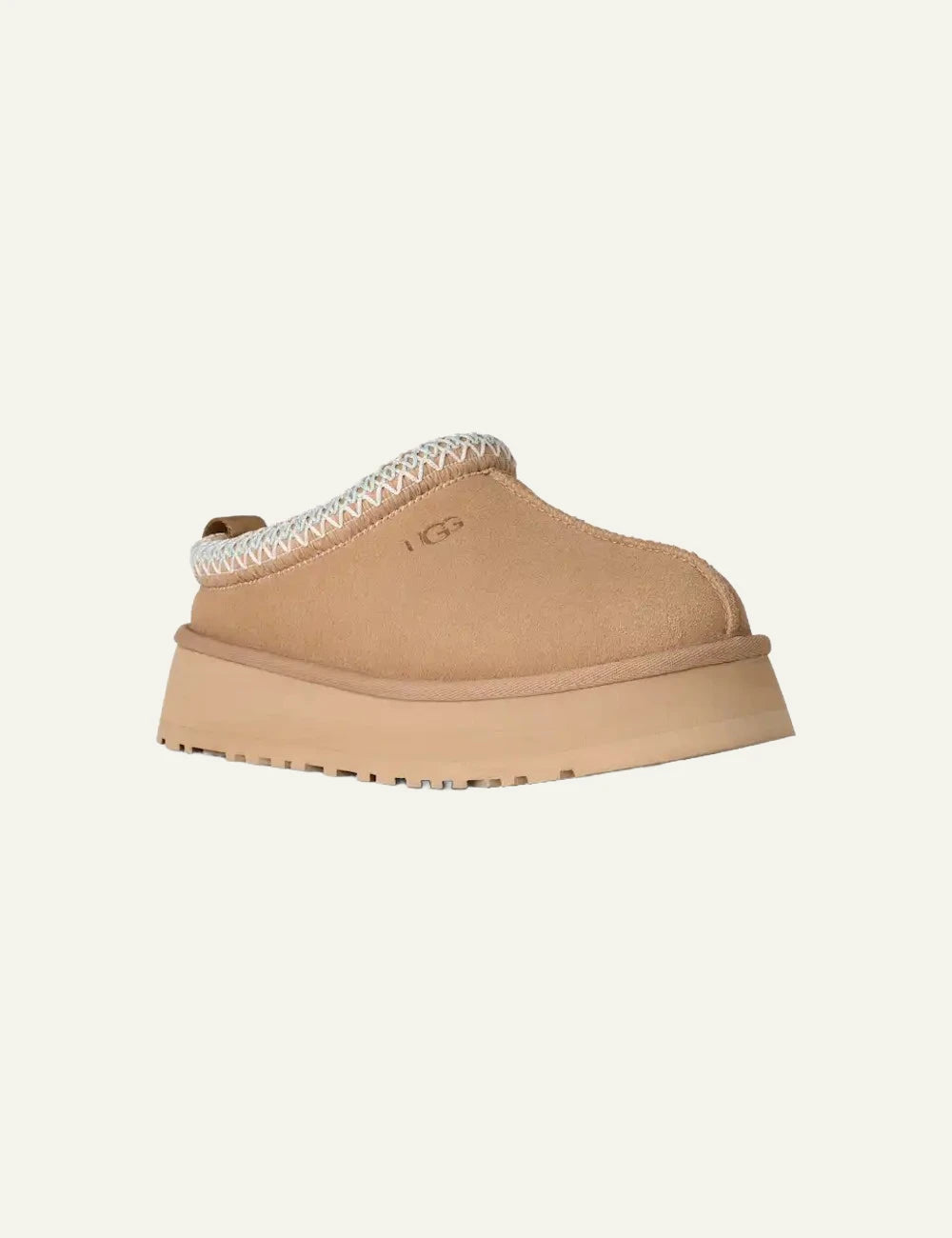 UGG Tazz II platform slipper sand &nbsp;angled outer view