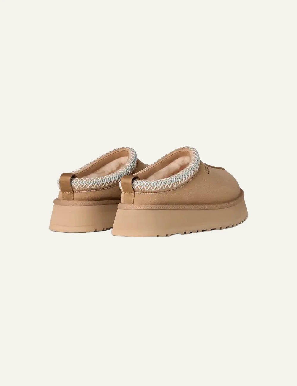 UGG Tazz II platform slipper sand &nbsp back outer view