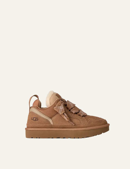 UGG Women’s Chestnut Suede Lowmel Sneakers with Two-Tone Laces