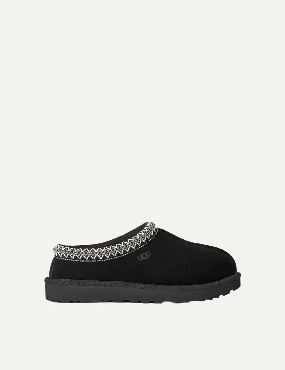  UGG Women’s Black Suede Sheepskin Slippers