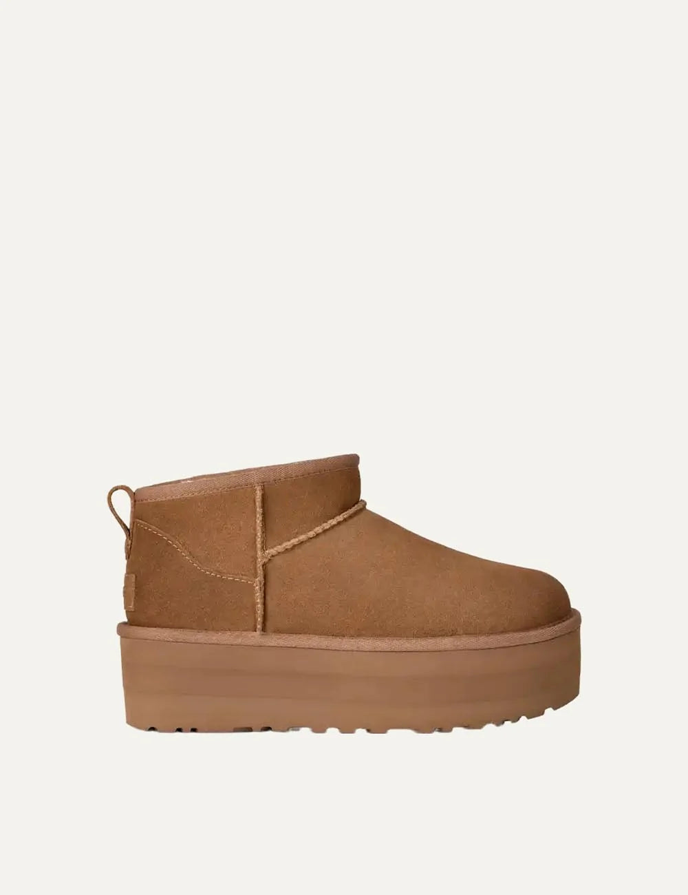 UGG Women’s Chestnut Suede Ultra Mini Platform Boots
