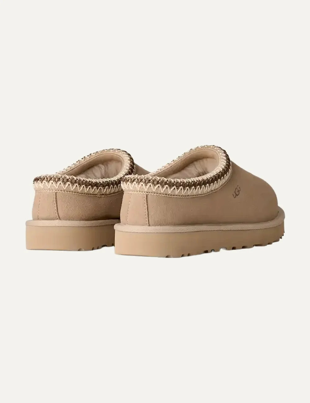 UGG Women’s Moonlight Suede Tasman II Slippers with Braided Trim back