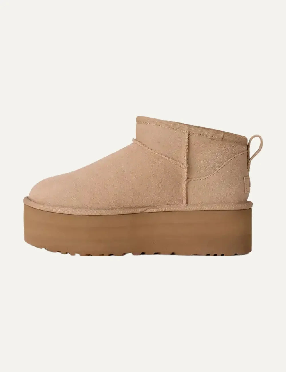 UGG Women’s Sand Suede Classic Ultra Mini Platform Boots profile