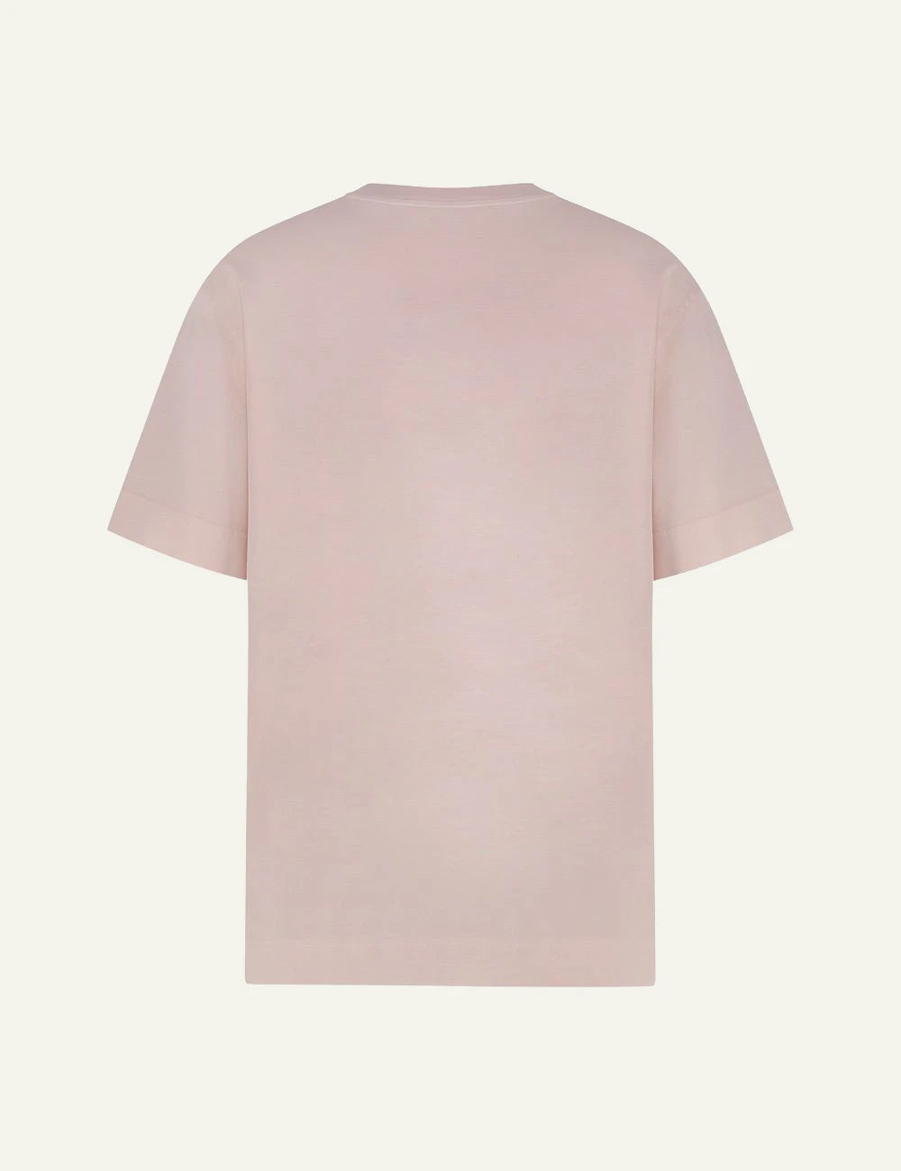 Umit Benan Paradiso t-shirt light pink oversized crewneck back view