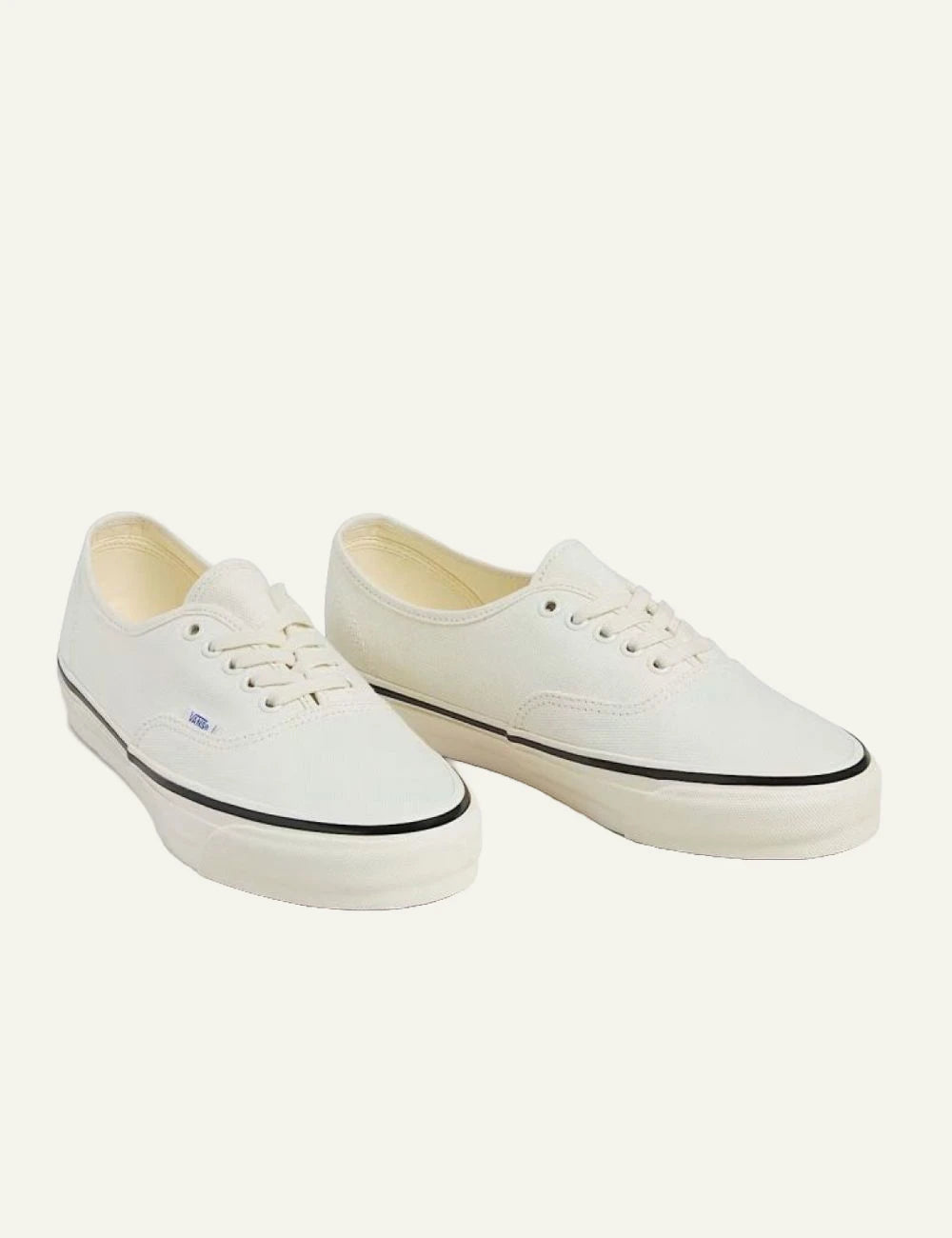  Vans Authentic Reissue 44 LX marshmallow canvas sneaker profile view