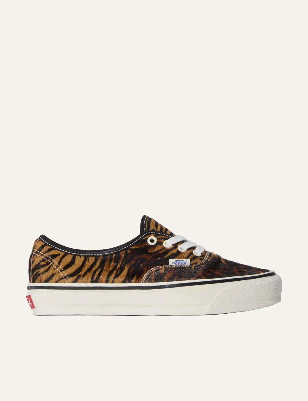 Vans LX Authentic 44 tiger pony hair sneaker side view