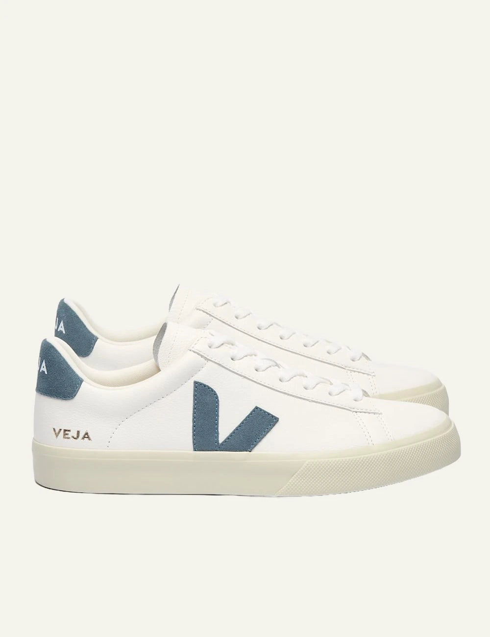 veja sneakers campo leather white side