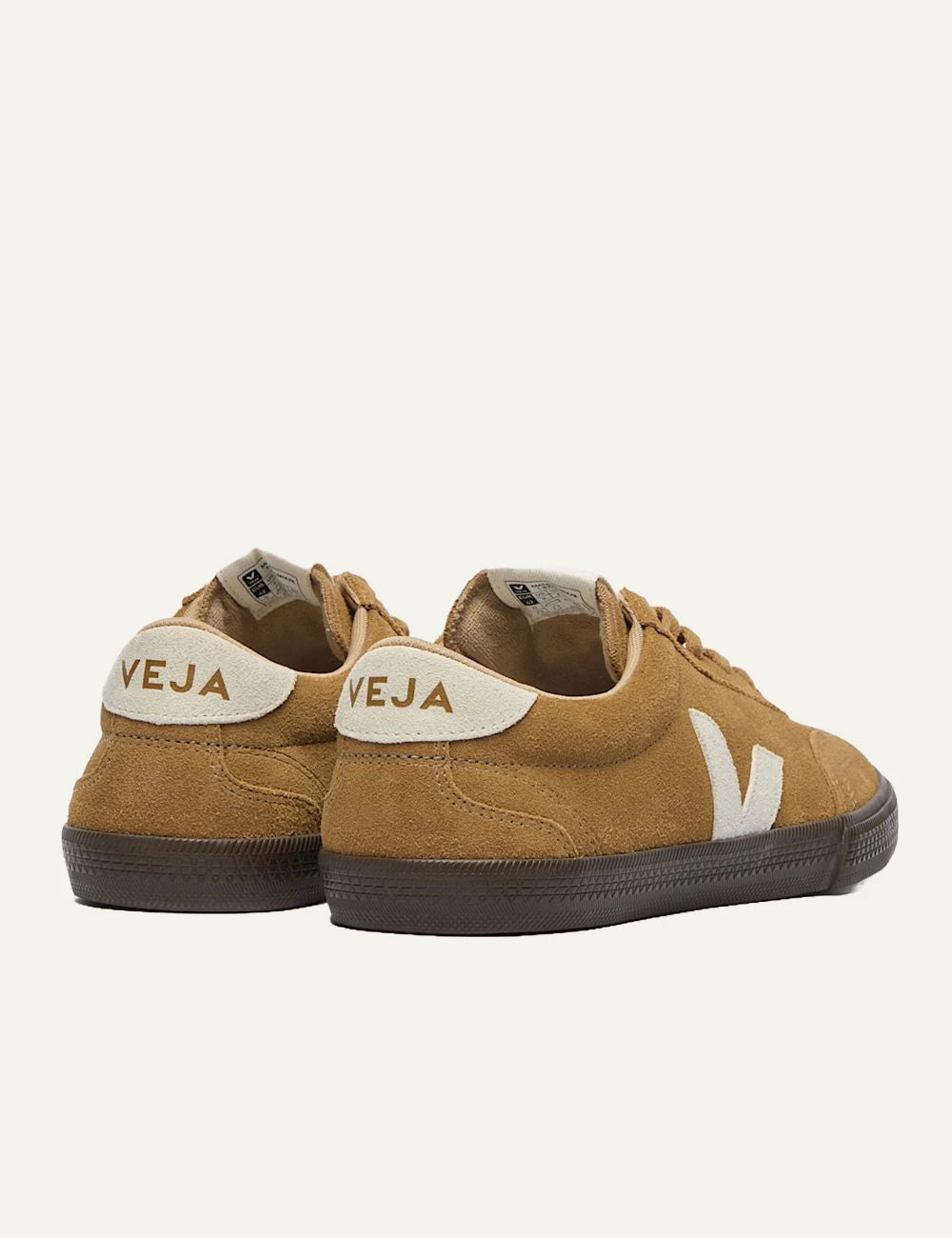 veja sneakers volley suede brown back