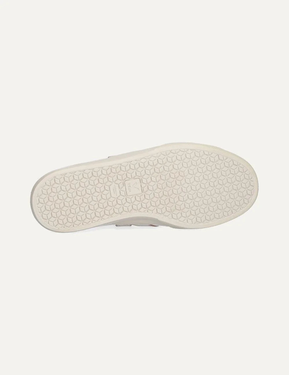 veja campo leather sneakers white gold sole view