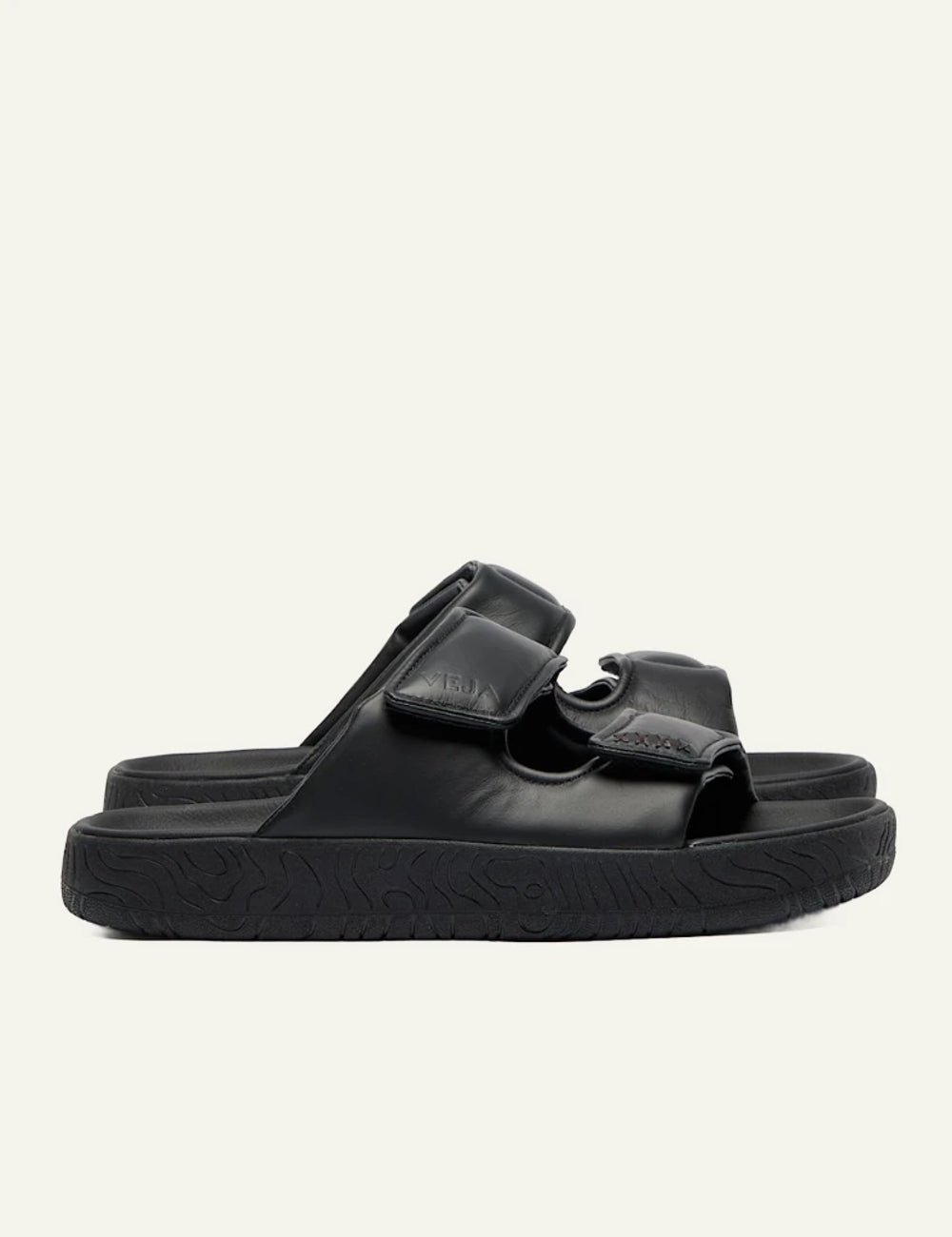 Veja Etna Bold sandal leather black side view