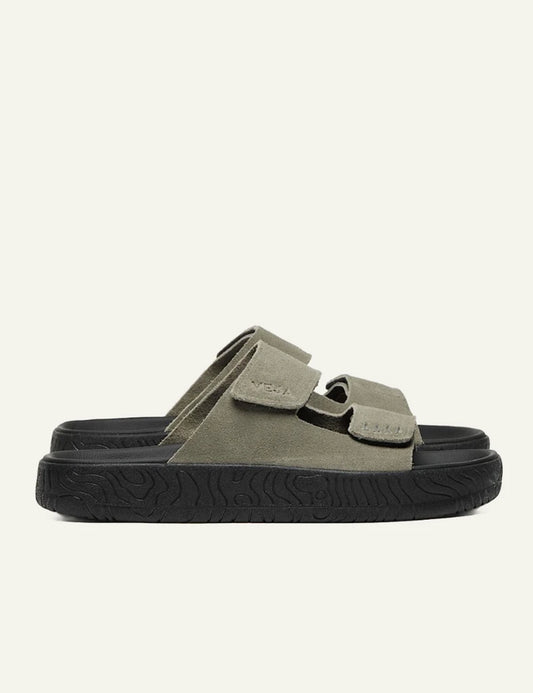 veja etna suede khaki slide side