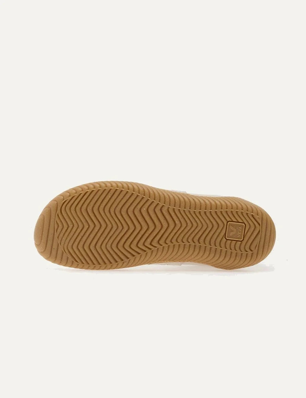 veja jitsu leather sneakers beige gum sole view