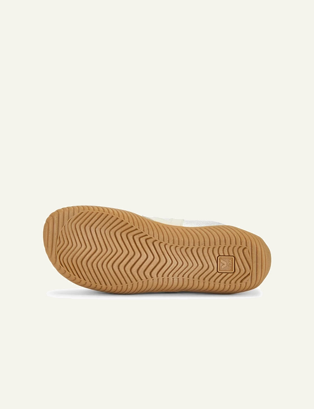 veja jitsu leather sneakers silver gum sole view