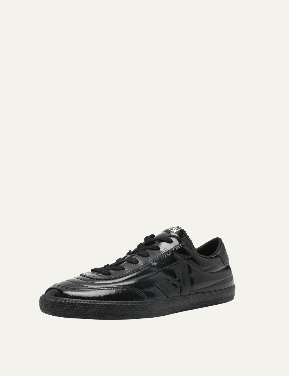 veja panenka leather sneakers black tonal profil view