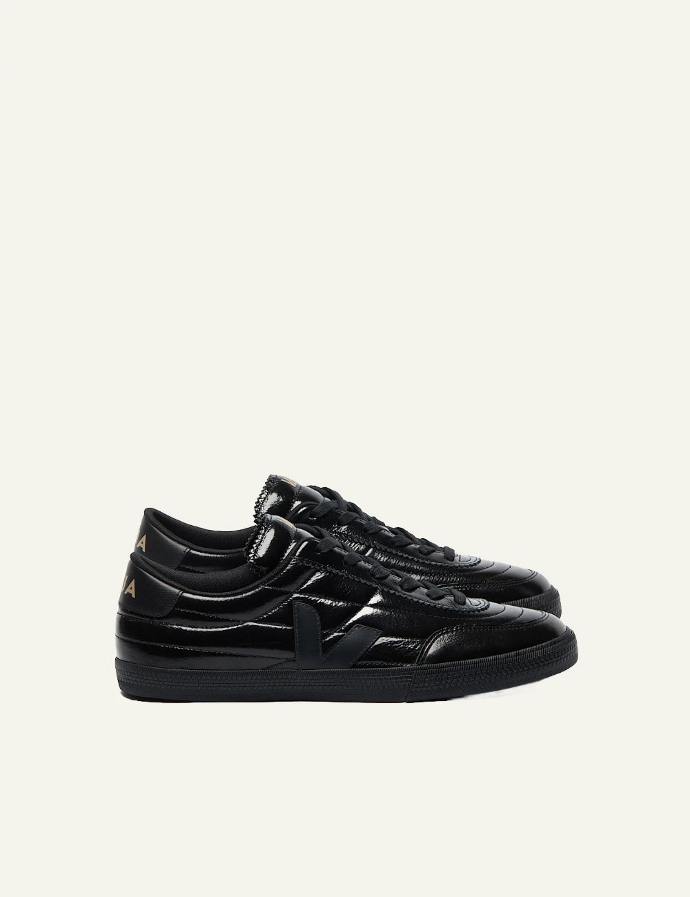 veja panenka leather sneakers black tonal side 2 view
