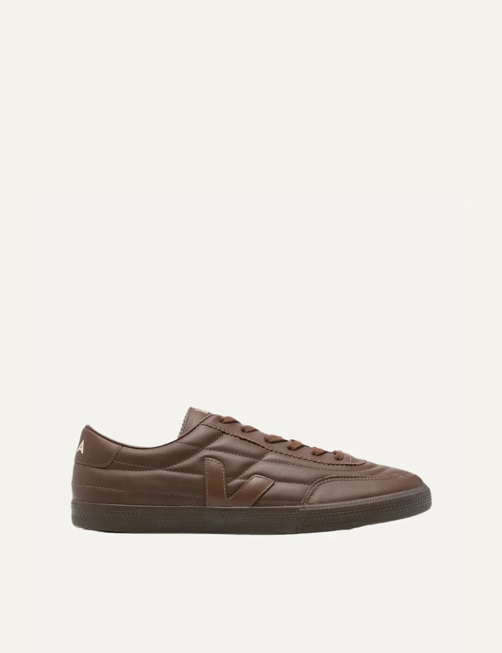 VEJA unisex Panenka Signature Leather Walnut Eagle brown leather sneakers