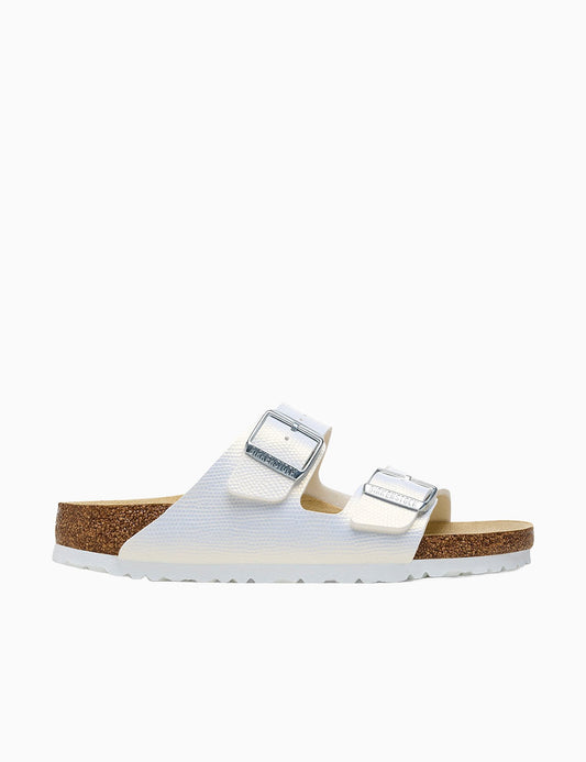 BIRKENSTOCK BS CLASSIC ARIZONA BF SHINY LIZARD WHITE BIRKENSTOCK