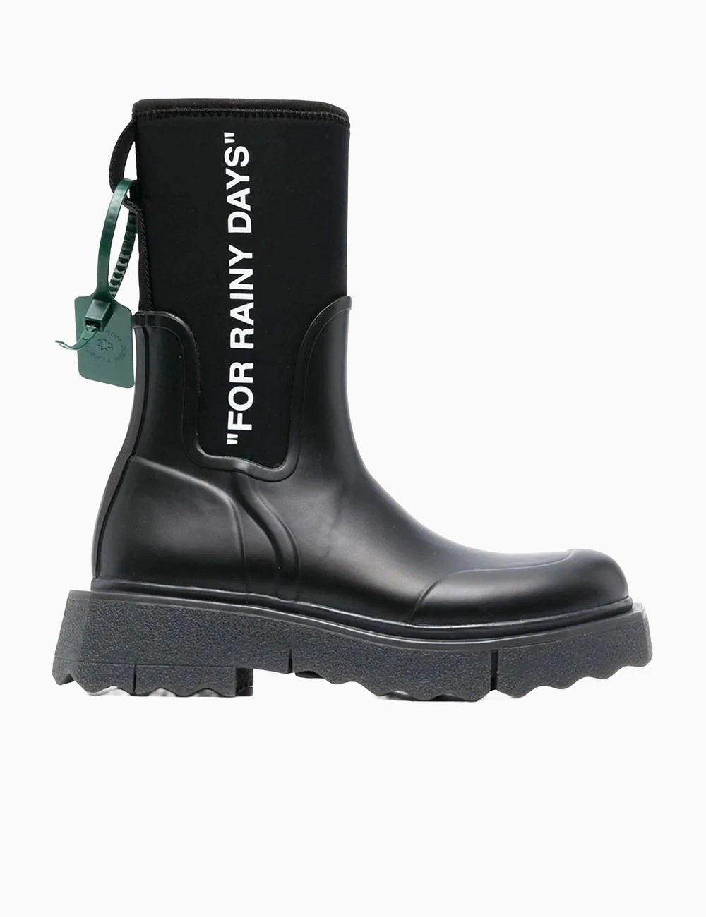 OFF WHITE SPONGE RUBBER RAINBOOT