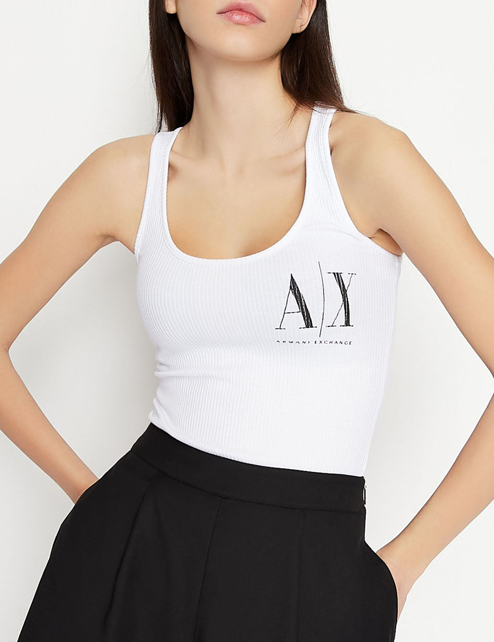 ARMANI EXCHANGE TOP JERSEY ARMANI EXCHANGE