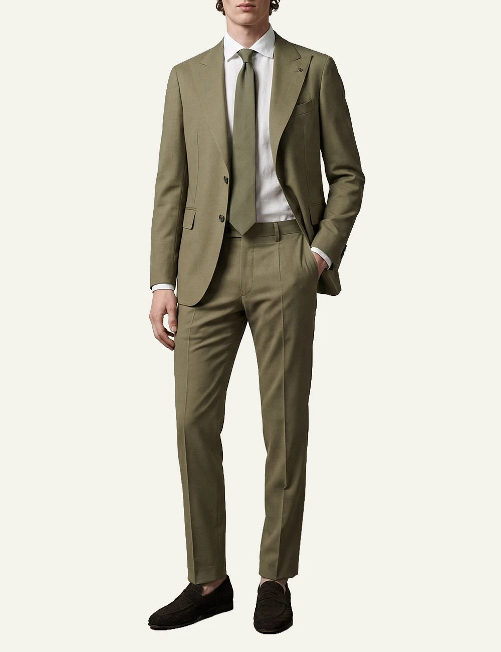 woven leather loafers black penny loafer model view