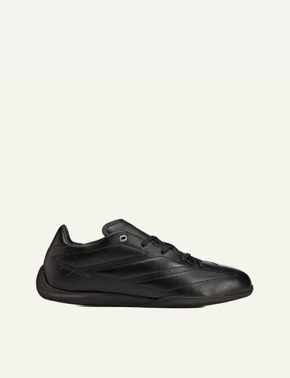 Y-3 Feroza Low sneakers black leather side view