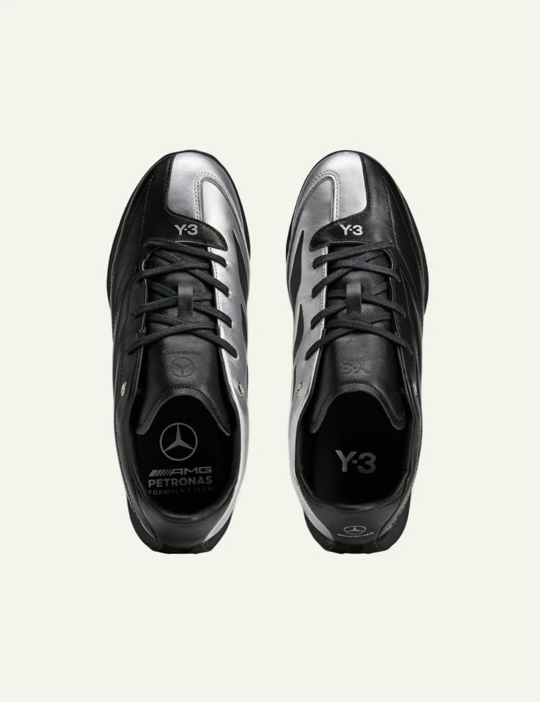 Y-3 Feroza Low sneakers black leather top pair view