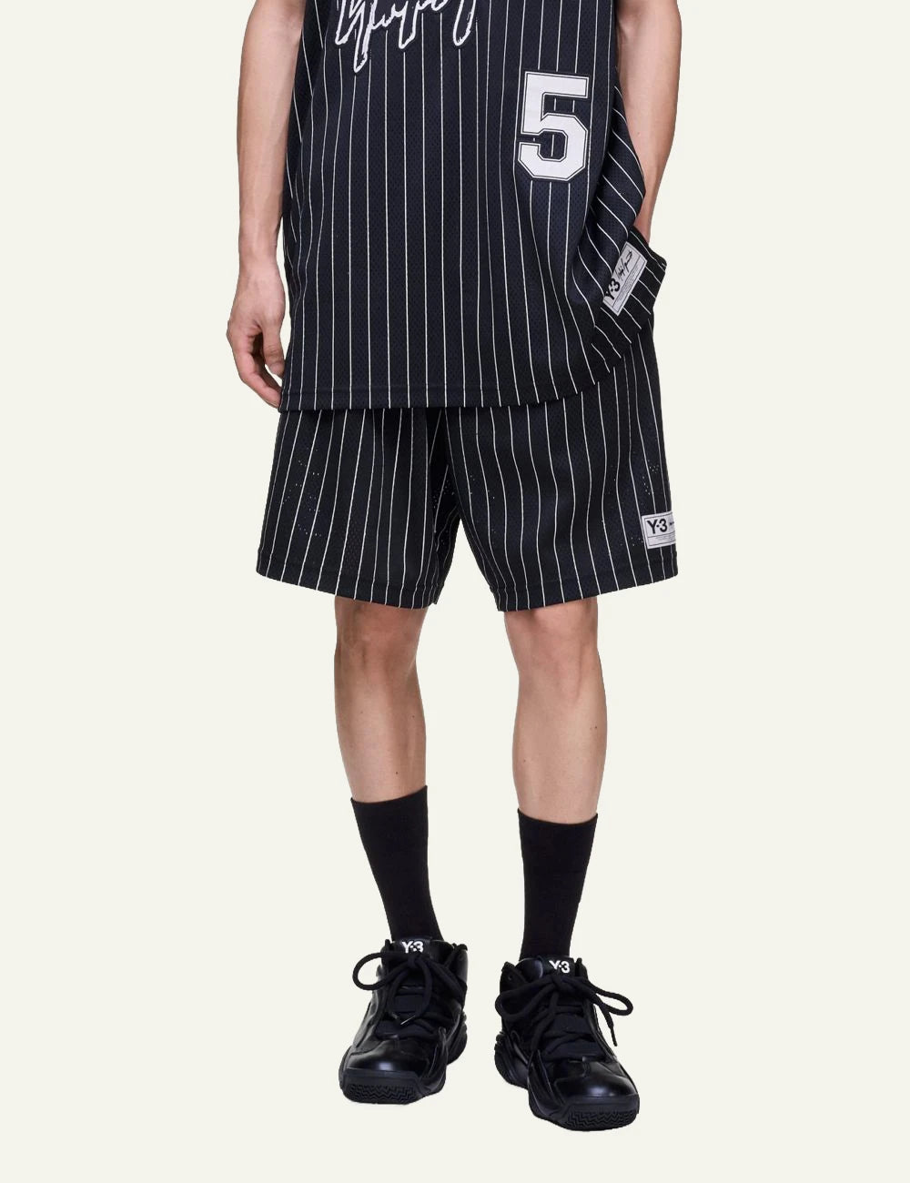 Y-3 MESH PS SHORTS BLACK