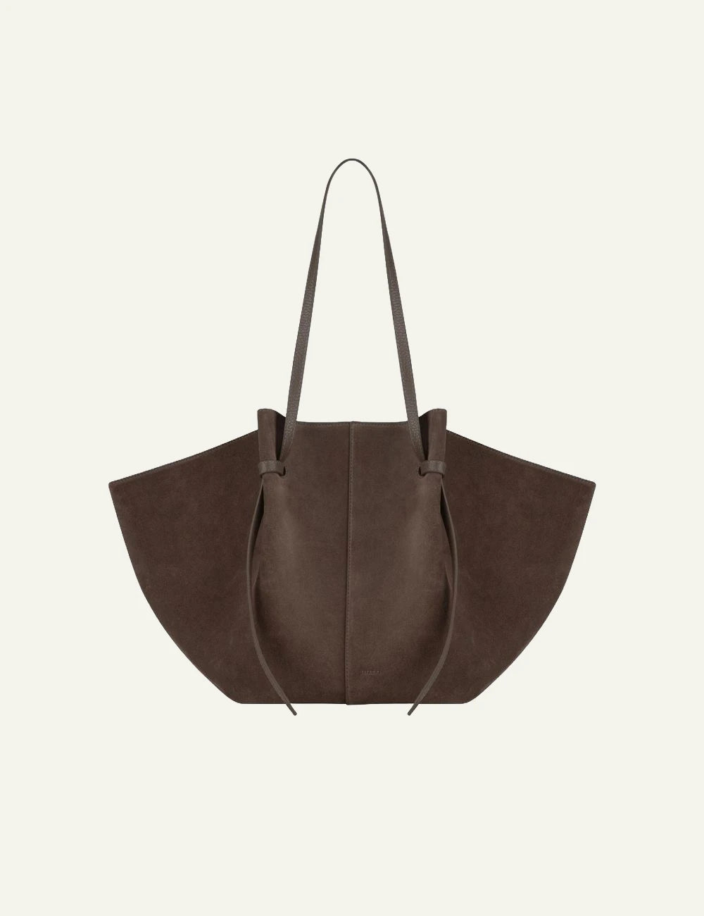 Yuzefi Large Mochi nutmeg suede shoulder tote bag