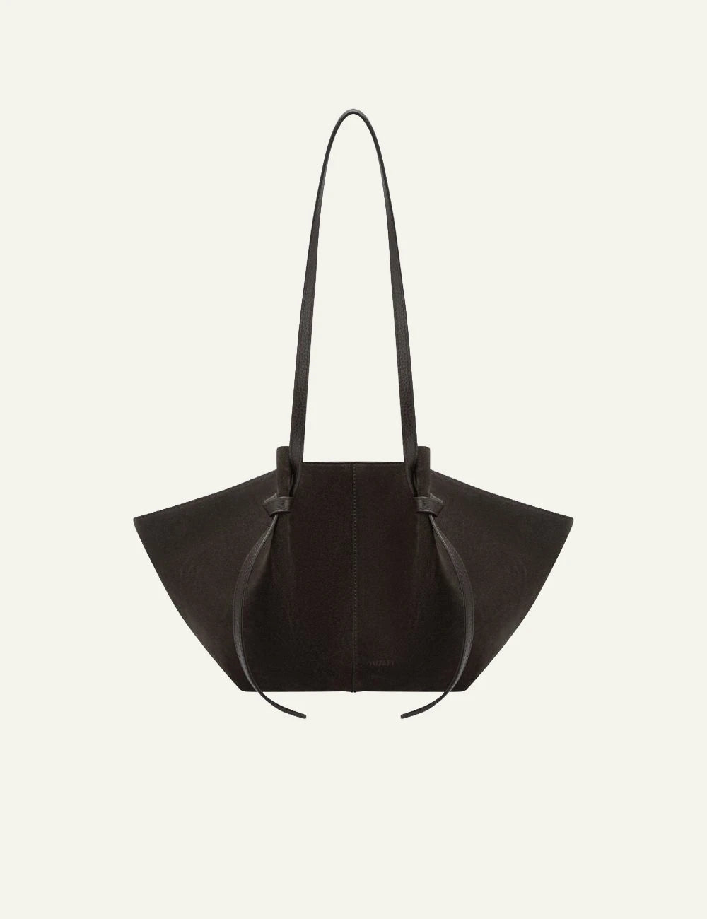 Yuzefi Mochi ganache suede shoulder tote bag